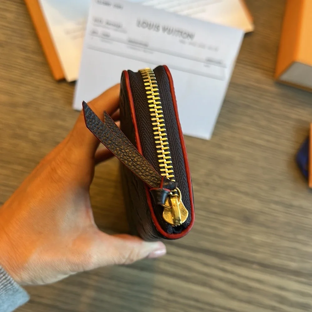 Louis Vuitton Clémence Wallet - Navy/Red - Picture 12 of 13